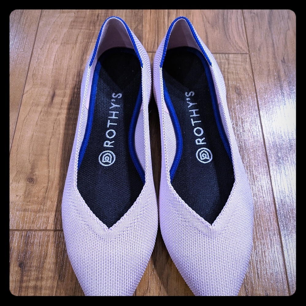 Rothys Petal Pink Pointed 8.5